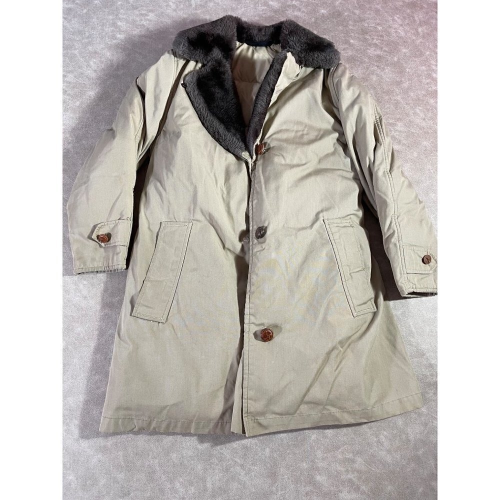 L.L. Bean INSULATION PRIME NORTHERN Goose Down Faux Fur Jacket‎ Size M